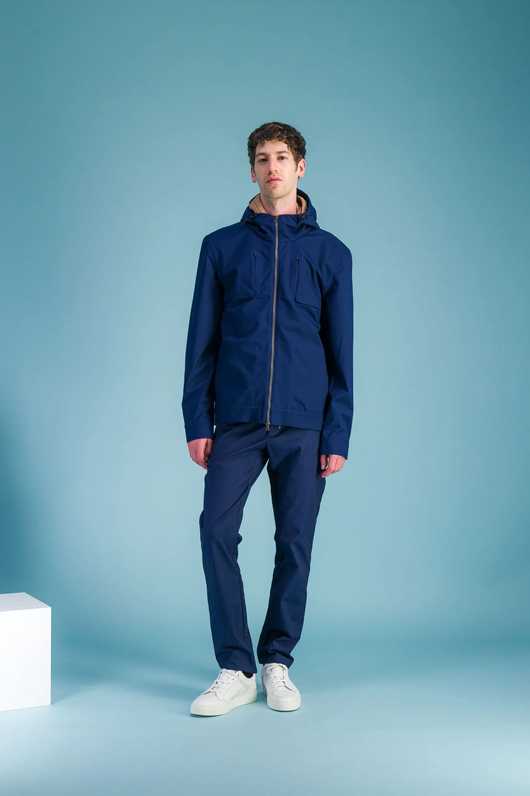 Alpinist’ waterproof jacket blue - Image 2