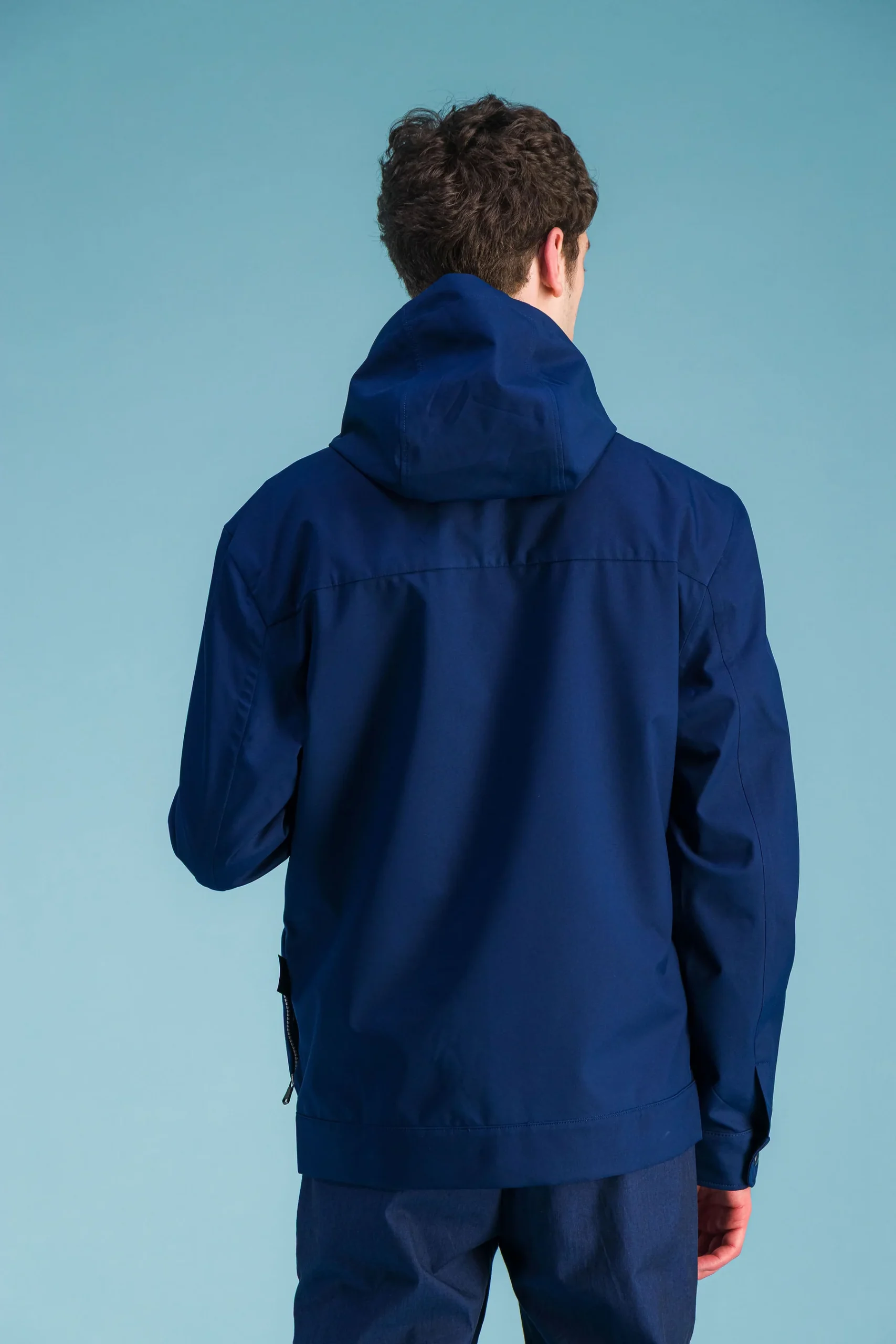 Alpinist’ waterproof jacket blue - Image 4