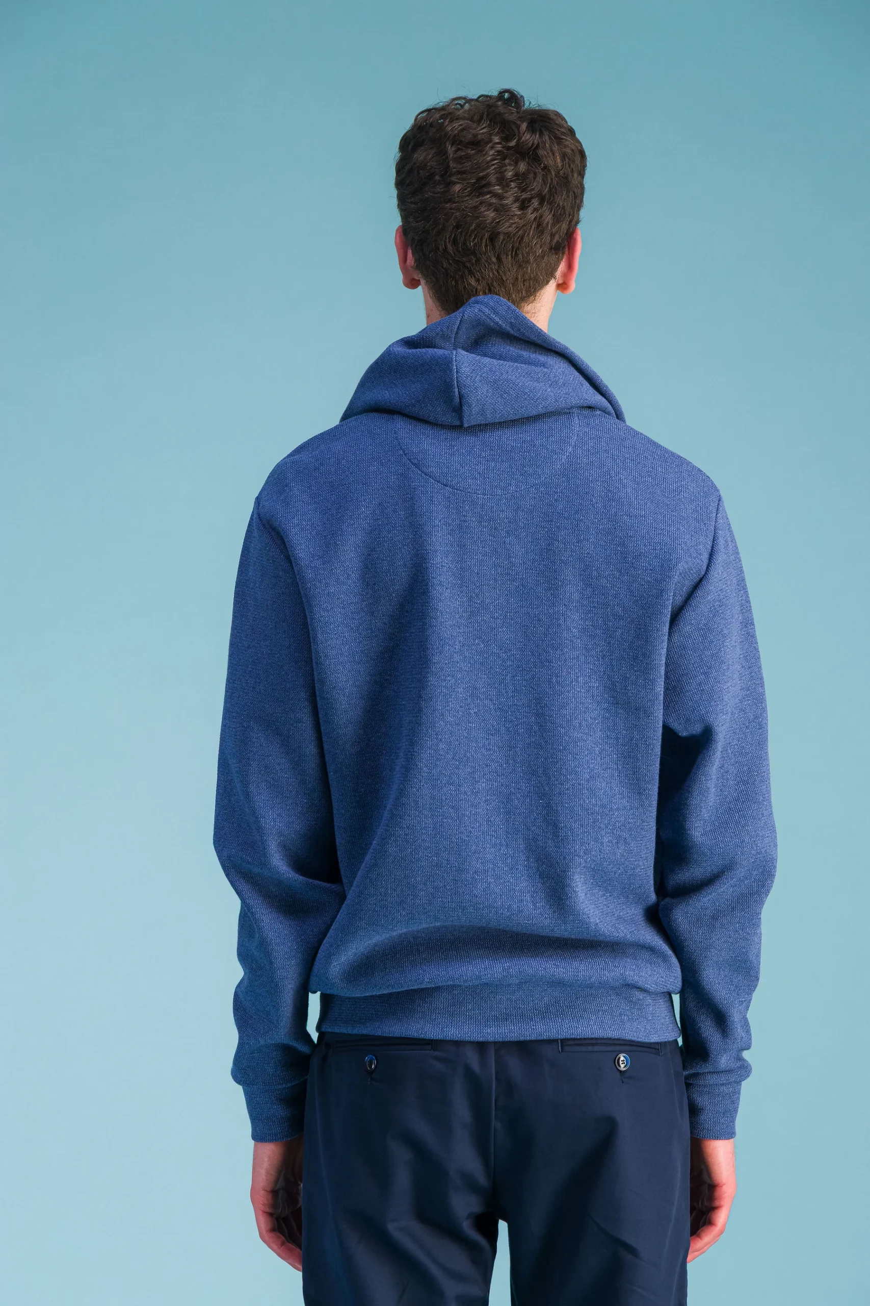Sky blue hoodie - Image 2