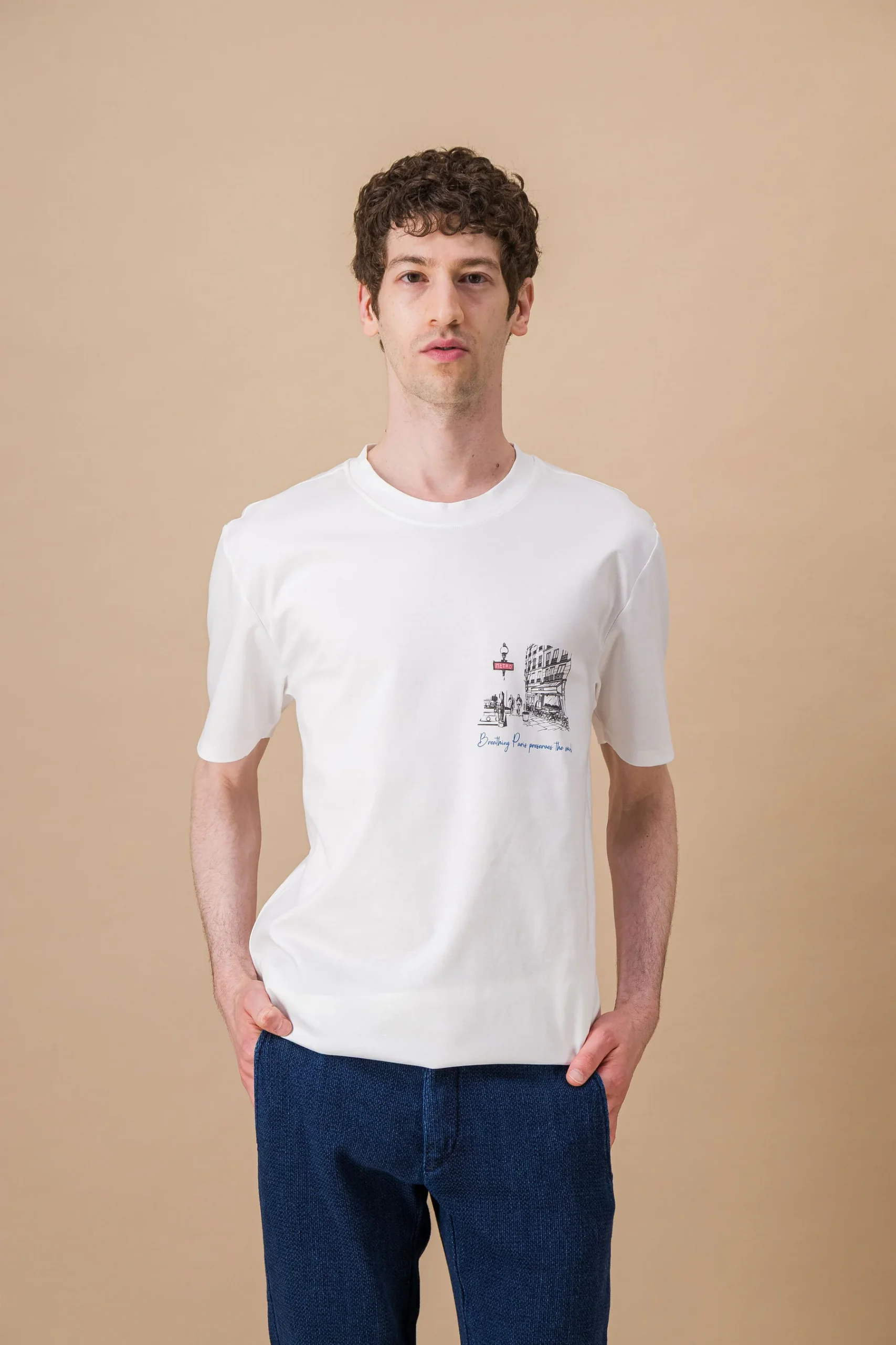 Small Paris Soul print T-Shirt