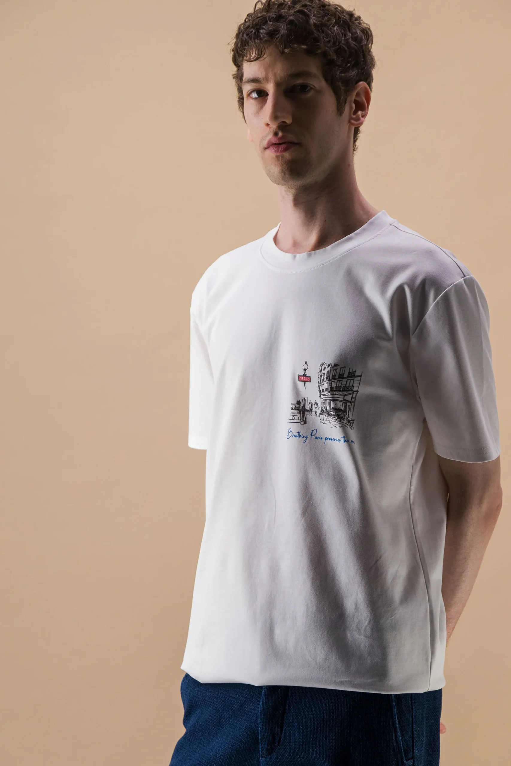 Small Paris Soul print T-Shirt - Image 4