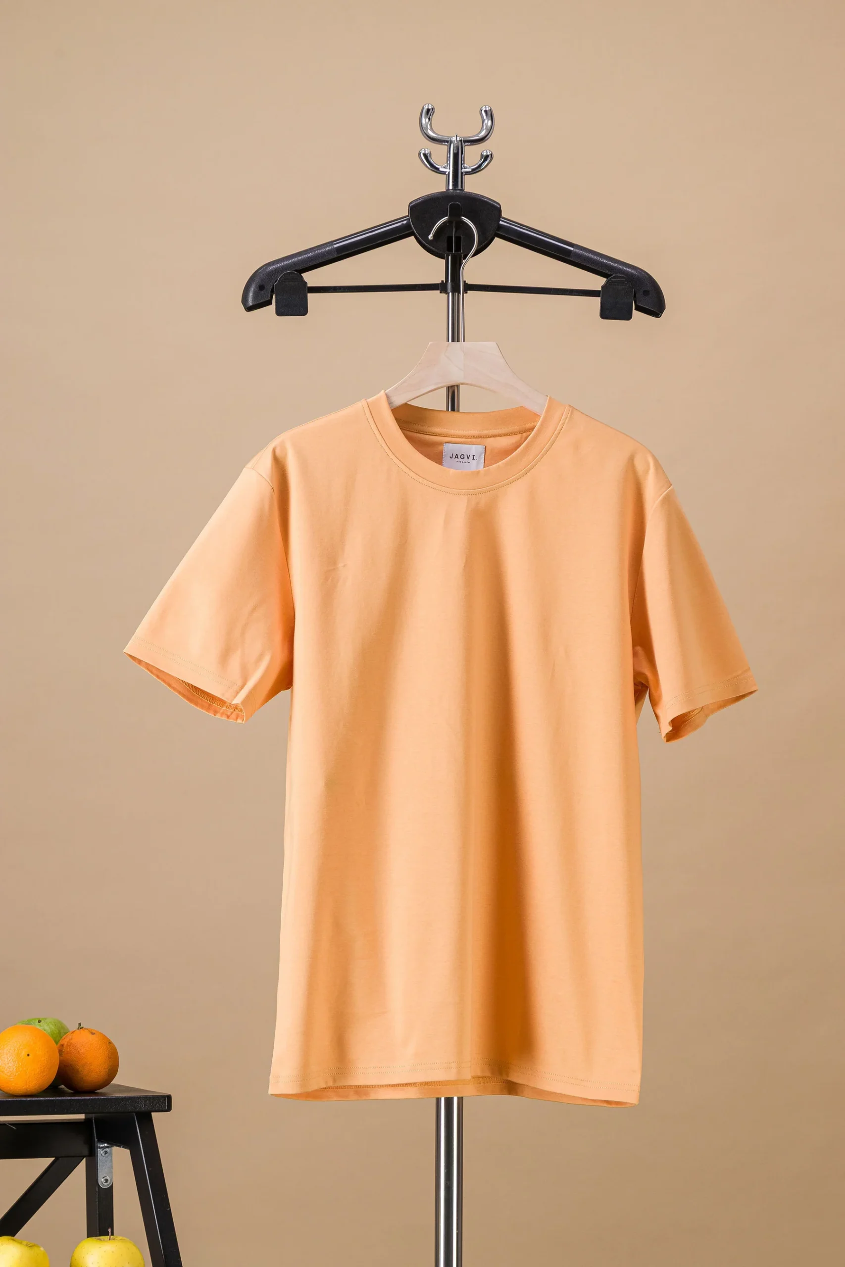 Japanese organic cotton orange T Shirt - Image 2