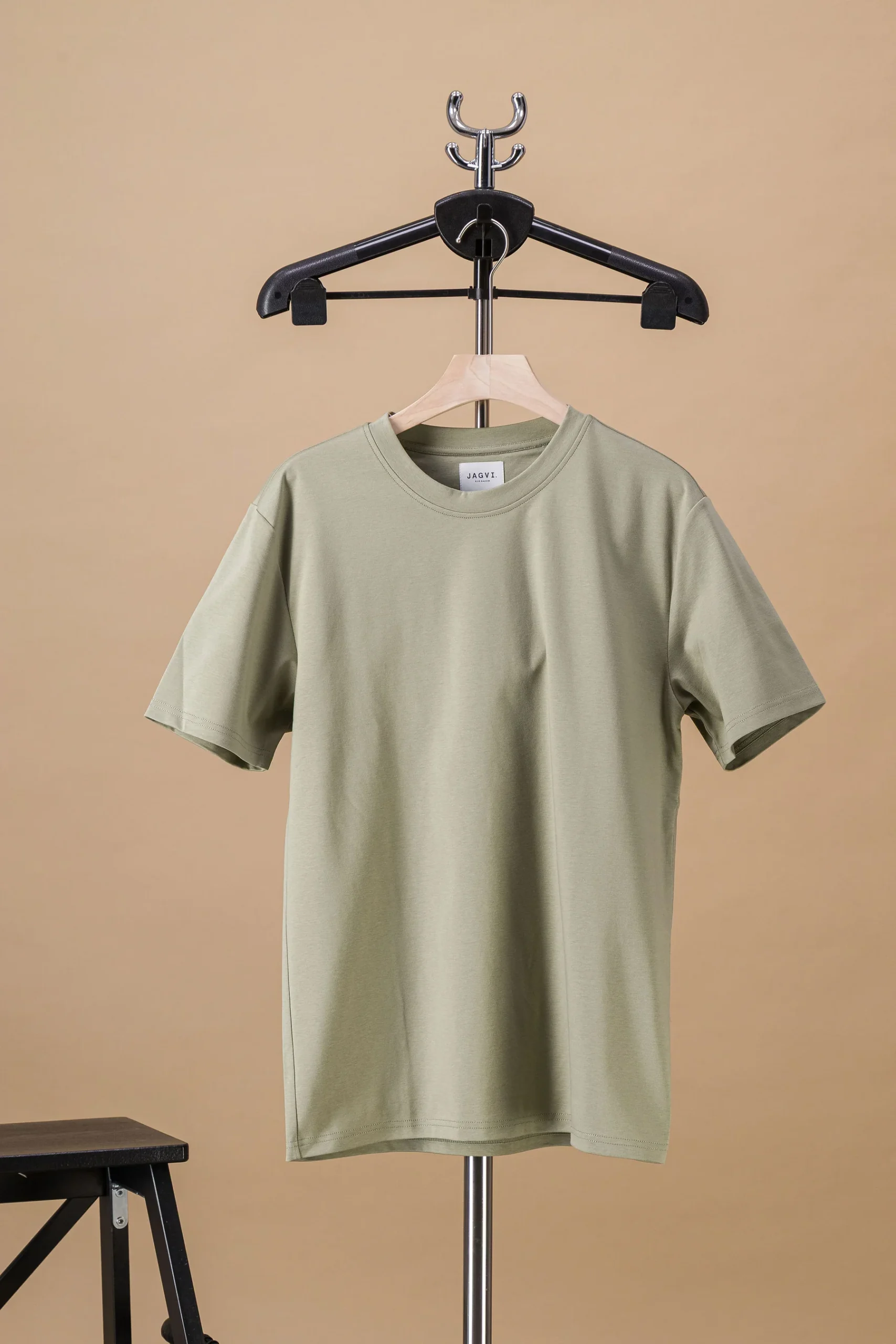 Japanese organic cotton military green T Shirt - Image 2